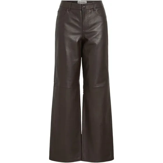 ROUCAMDEN RW S/F Læderbukser – mellemhøj talje, foret