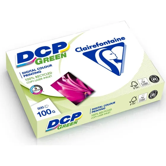 Clairefontaine DCP Green Genbrugskopipapir, A4, 100g, 500 ark