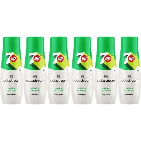 SODASTREAM 7UP Koncentrat - Pakke med 6 stk. (440 ml)