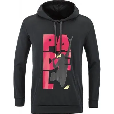 Babolat Padel Hood Sweat Men (Sort) - S