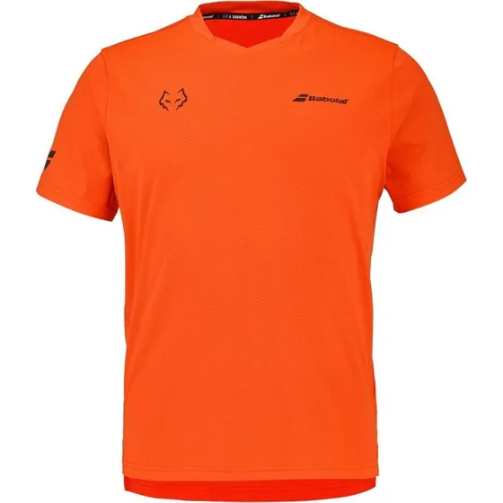 Babolat Crew Neck Tee Juan Lebron Red Orange