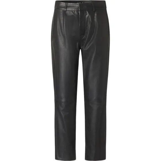 IVY-Ali Kylie lammelæderbukser - høj talje, ankellange