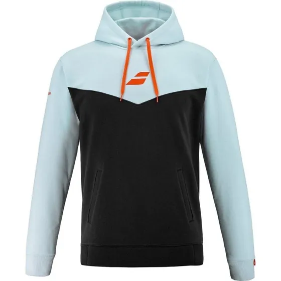 Babolat Exercise Hood Sweat - Illusion Blue - XXL