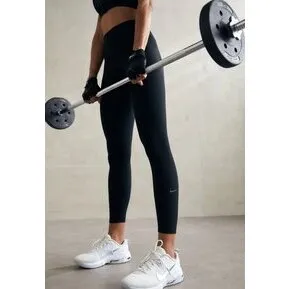 Nike One High-Rise Dri-Fit Tights til kvinder - Pink/Sort