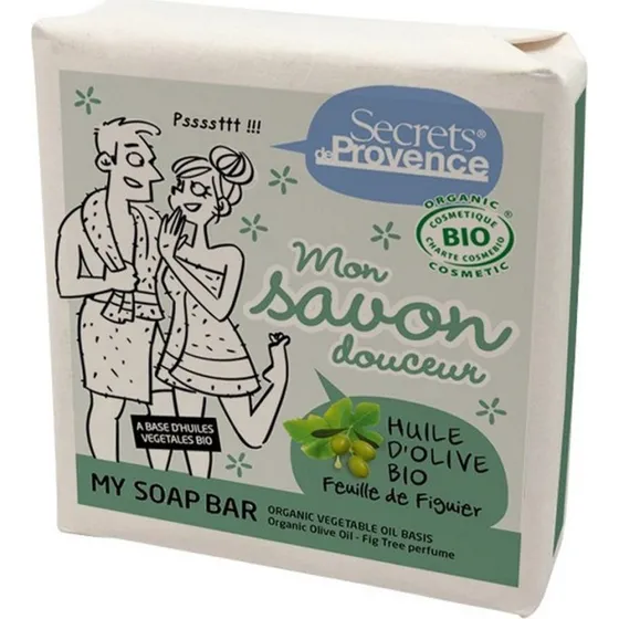 Secrets de Provence Figenblad Olivenolie Sæbe 100g
