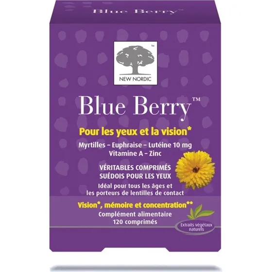 Ny Nordic Blue Berry Lutein Buona Vision 120 tabletter