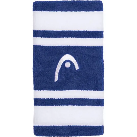 Head Wristband Striped 5" (Royal White)
