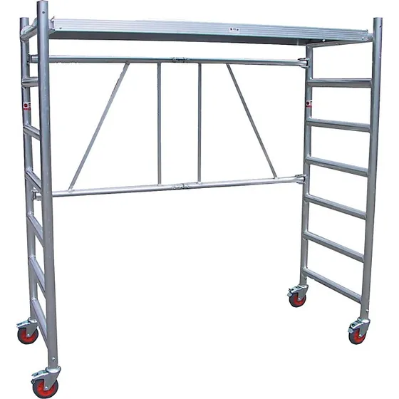 Jumbo Foldestillads 74 x 178 cm med hjul