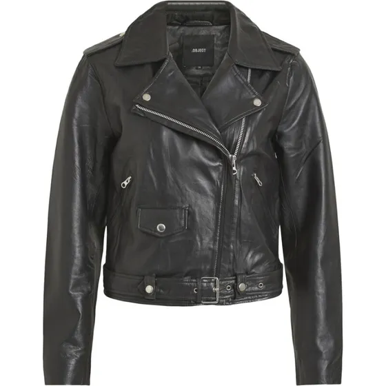 OBJECT Nandita læderjakke, ægte skind