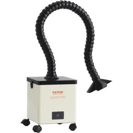 Lodderøgsudsuger med 3-trins filter, 265x265x335 mm