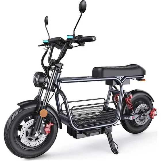 iScooter DX5 Elektrisk Scooter - 1500W, 48V 15,6Ah, 40-60 km rækkevidde
