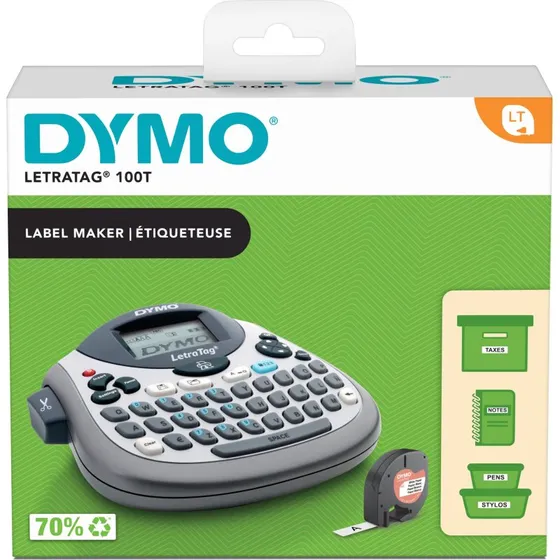 LetraTag Qwerty LT-100-T Mærkeapparat med QWERTY-tastatur