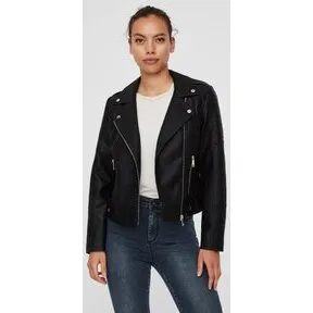 Vero Moda Kerri Ultra Coated jakke - sort, imiteret læder