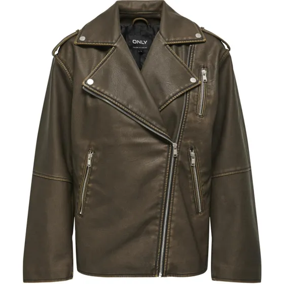 JDY JDYANNA midi-kjole V-hals med bindebånd og voluminøse ærmer