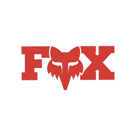FOX Head Klistermærke 3 Rød