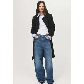 Mango Trenchcoat med bælte - sort