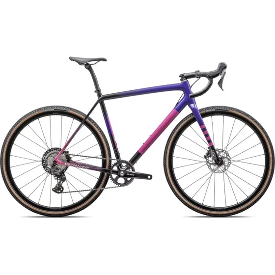 Specialized Crux Comp Gravelcykel - Gloss Carbon/Lilla - 52 cm