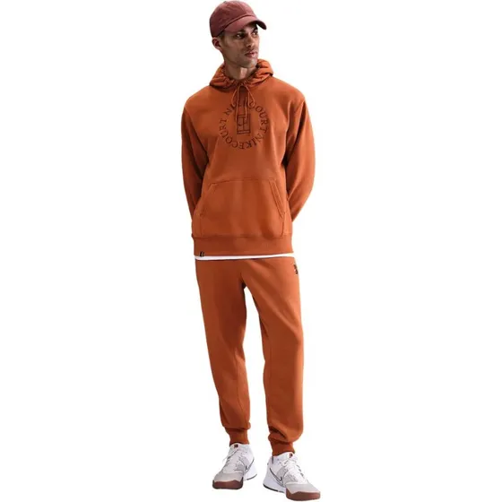 Nike Court Heritage Dri-FIT Hoodie Dark Russet/Cinnamon