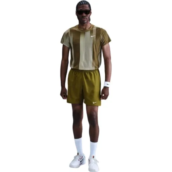 Nike Court Victory Dri-FIT T-shirt - Olive Flak/White