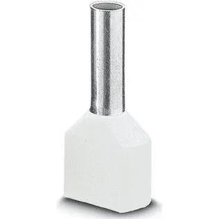 AI-TWIN Terminalrør 2x0,5 mm² 8 mm hvid - 3200933
