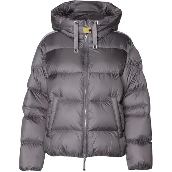 Parajumpers Tilly kort bomber-dunjakke med hætte, olivengrå