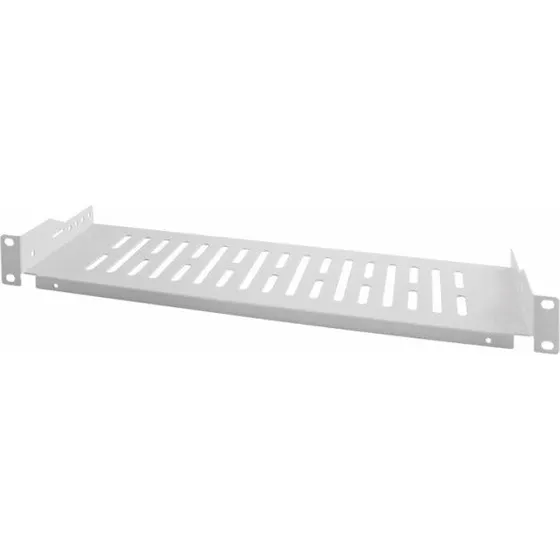 LogiLink 19" Rackhylde, 1U, 150mm dybde, Grå