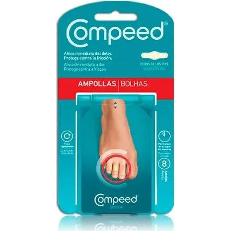 Compeed Blister på tæer Plaster, 8 stk.