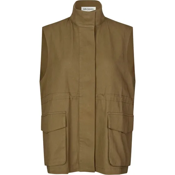 Lollys Laundry Ami LL Vest - Dusty Green