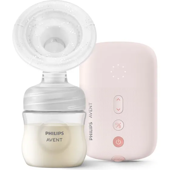 Philips Avent Natural elektrisk brystpumpe SCF395/01 (single, pink)