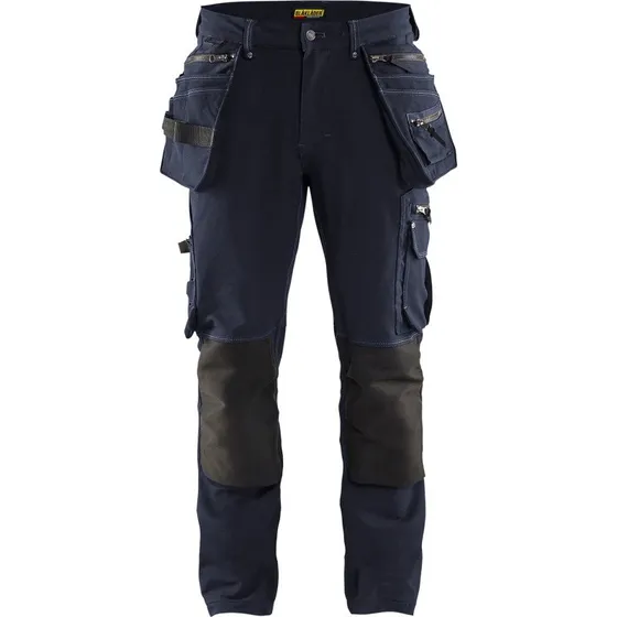 Blåkläder X1900 Håndværkerbukser med 4-vejs stretch, mørk marine/sort, C152