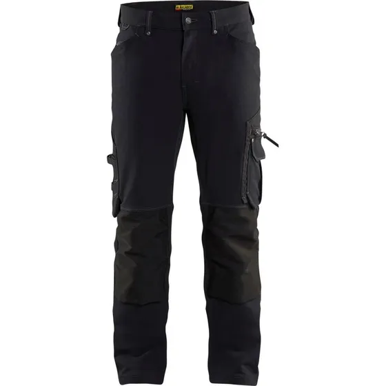 Blåkläder X1900 Håndværkerbukser, 4-vejs stretch, sort, str. D124