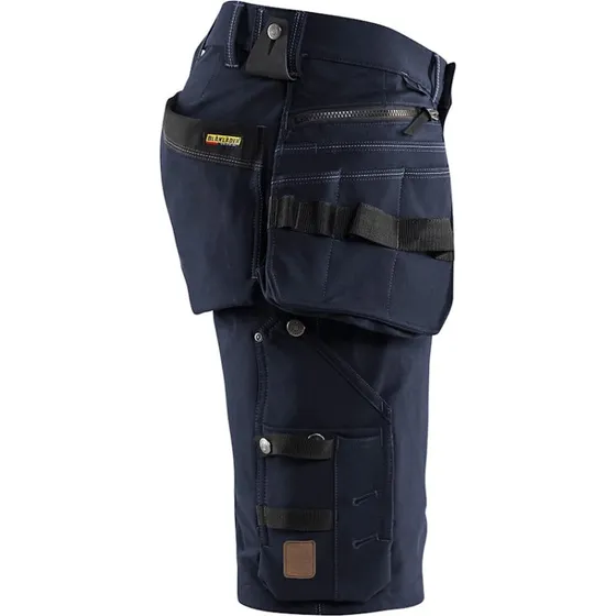 Blåkläder X1900 Håndværkershorts, 4-vejs stretch, Marineblå/Sort, C58