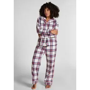 Hunkemöller Polar Fleece pyjamasæt, gardenia