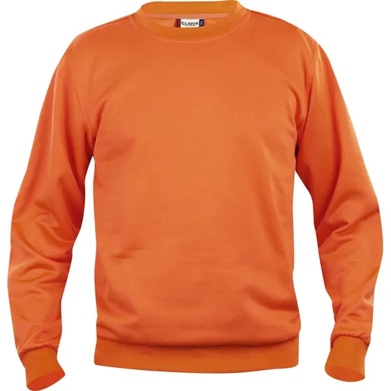 Clique Basic Roundneck sweatshirt, orange, XL