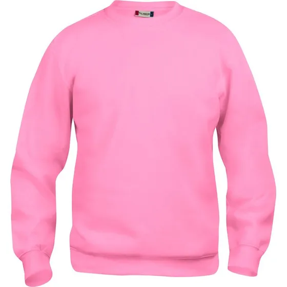Clique Basic Roundneck Sweatshirt, lys pink, XL
