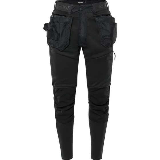 Fristads 2687 SSL Håndværkerbukser med stretch, sort, XL