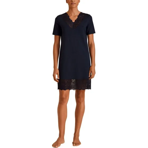 Calida Elegant Dreams natkjole, mørkeblå