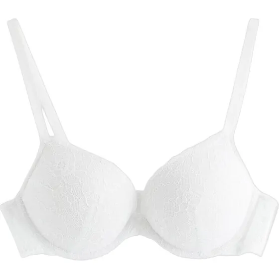 Linnéa Push-up BH i blonde — Maksimalt løft