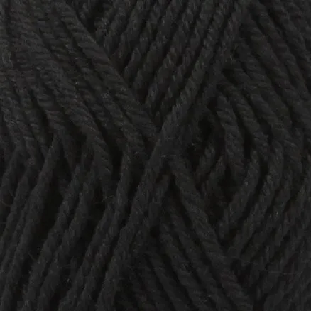 Drops Karisma Unicolor 05 Sort - 100% Uld