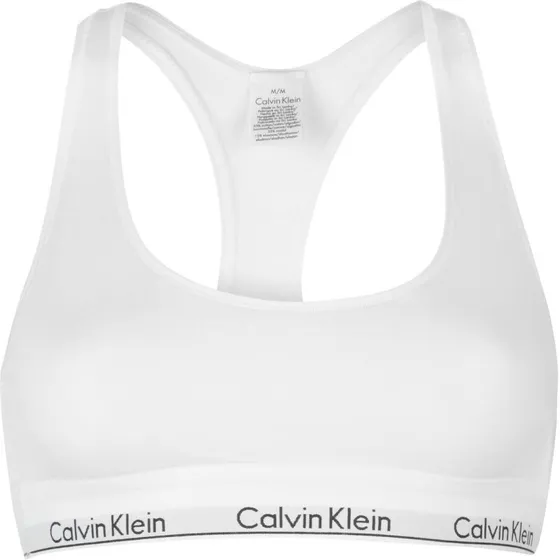 Calvin Klein Modern Cotton Logo Bralette – racerback, uforet