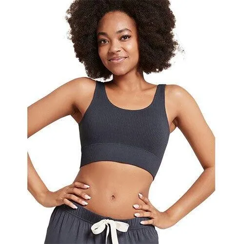 Boody Ribbed Seamless Bra Dove, Str. S