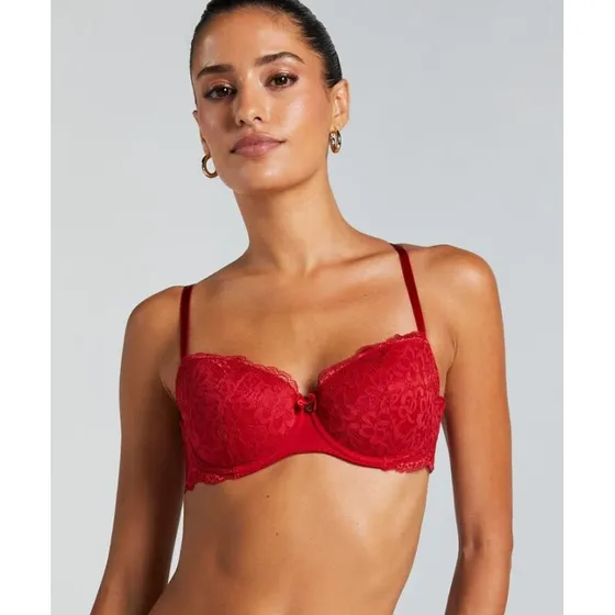 Hunkemöller MARINE PD bøjle-bh - Chili Pepper