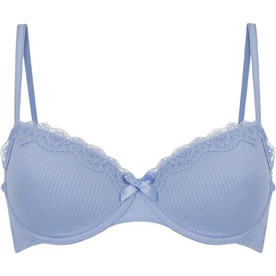 Hunkemöller LOLA PD bøjle-BH blå