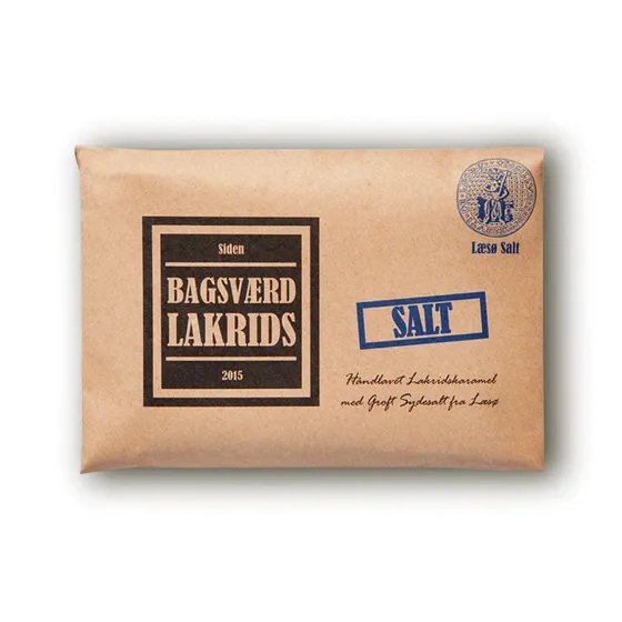 Bagsværd Lakrids Salt - Håndlavet Lakridsplade, 160 g