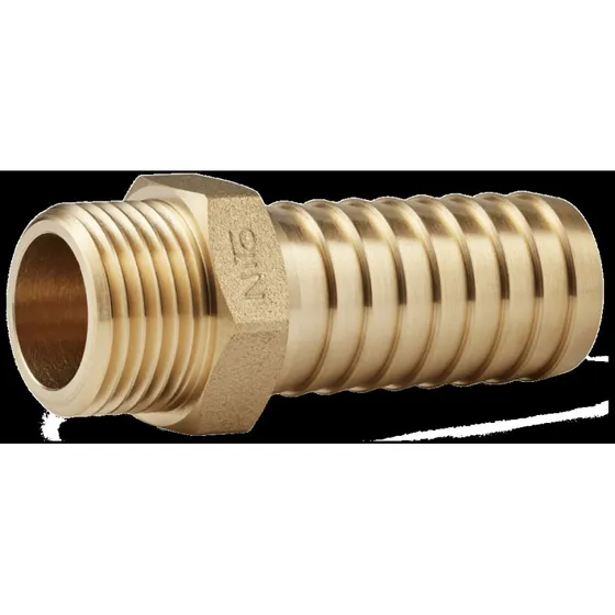 Nito Slangenippel 1/4" udvendig gevind til 1/2" slange (13,5mm)