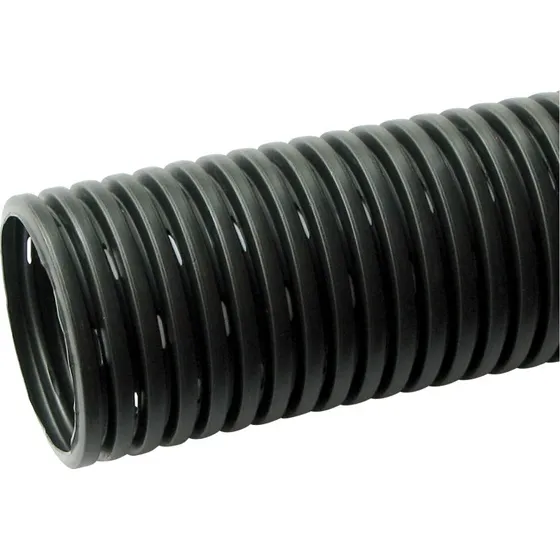 Eurodrain PE drænrør 80 mm, sort - 100 meter