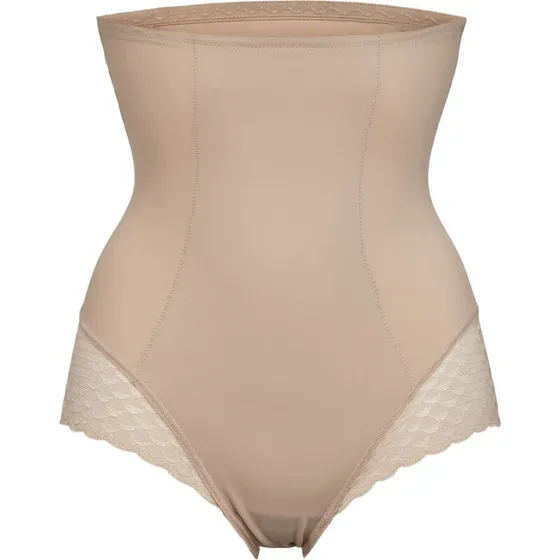 High Rise Brief – Højtaljet blonde- og meshtrusse