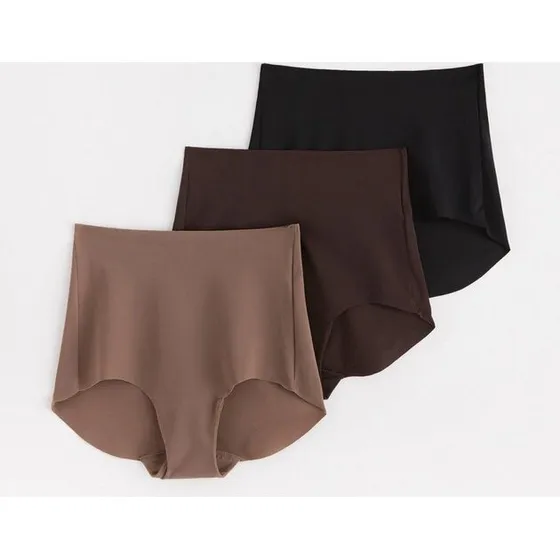 Lindex 3-pak højtaljede trusser, sort
