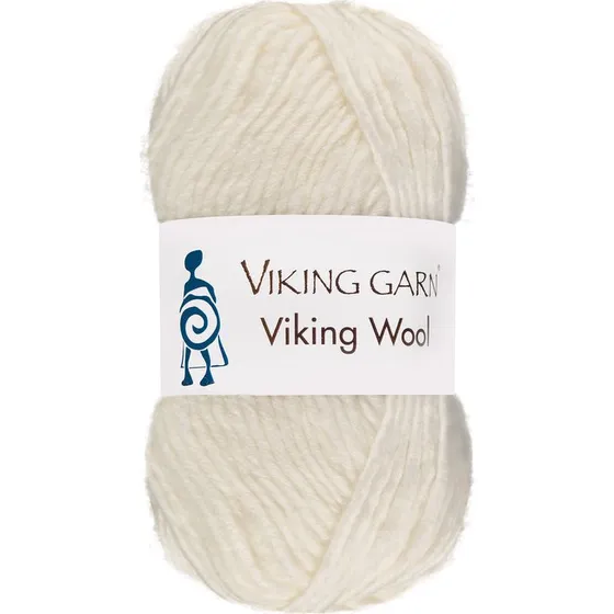 Viking Wool 500 Hvid - 100% Merinould