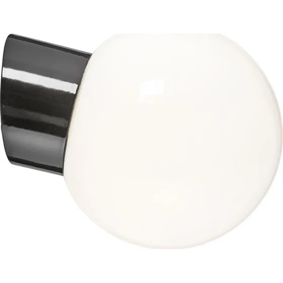 Ifö Electric Classic Glob 180 væglampe, sort